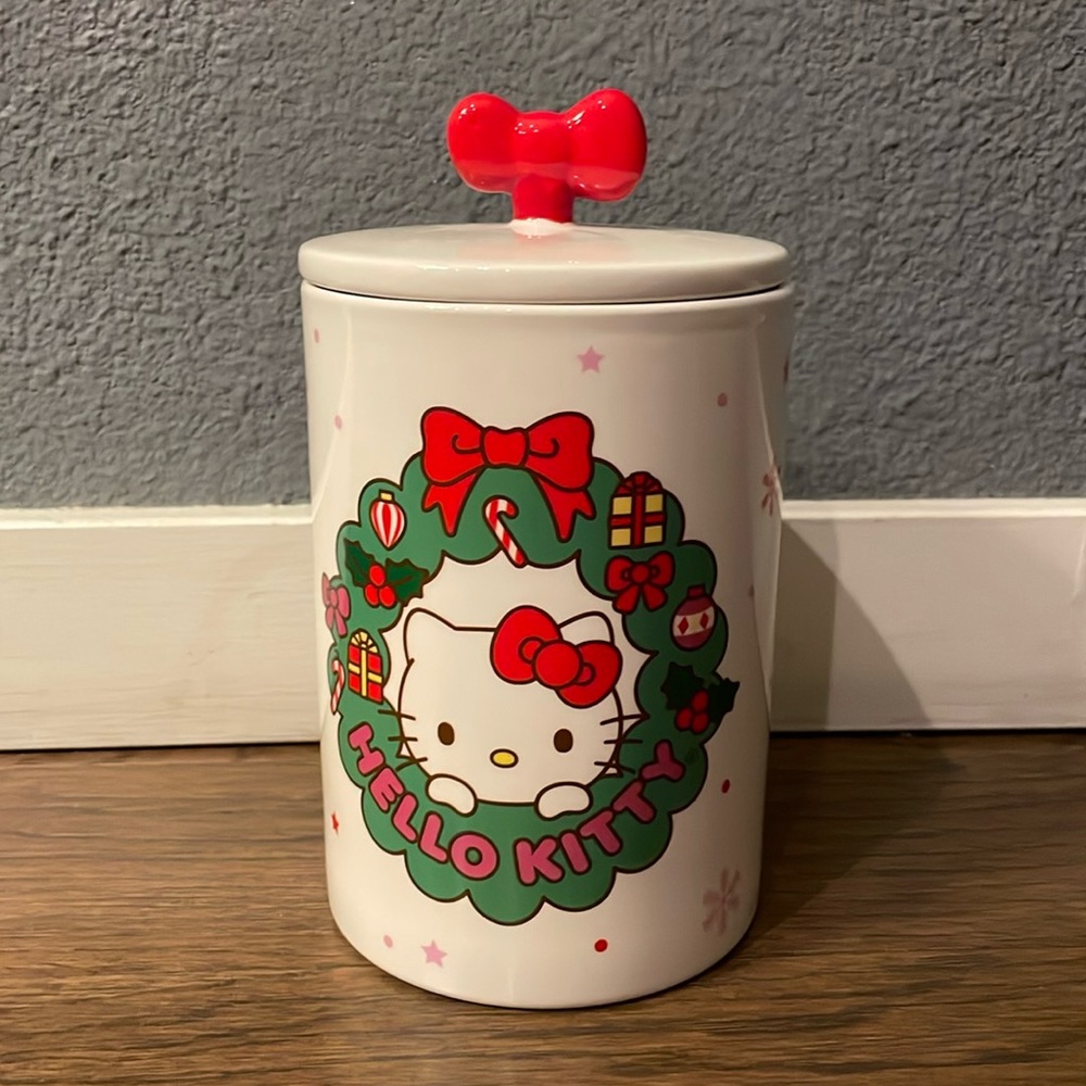 Hello Kitty Christmas Ceramic Canister
